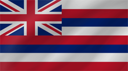 Ondulé du drapeau d’Hawaï