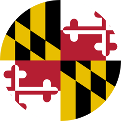 Rond du drapeau du Maryland