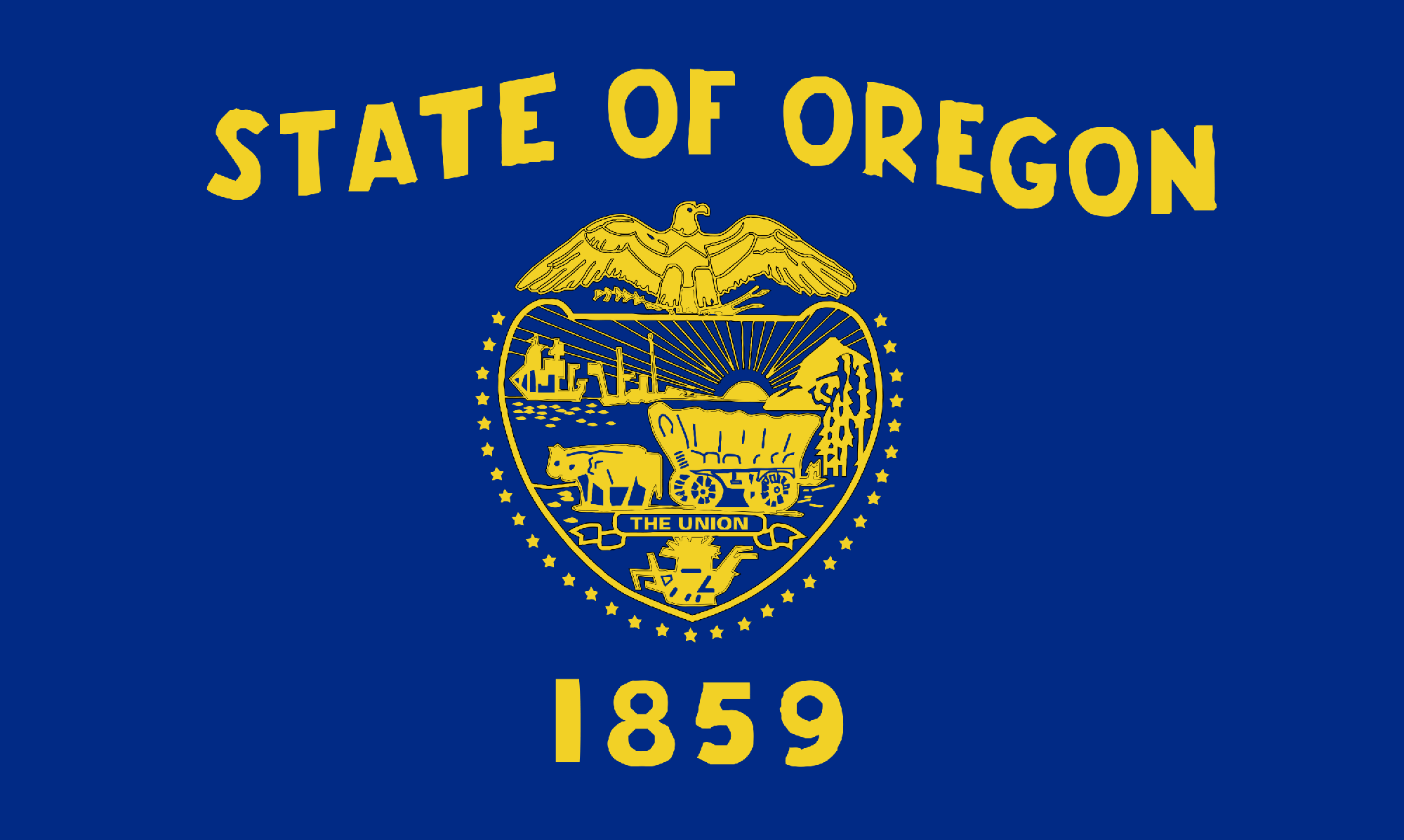 Original du drapeau de l’Oregon