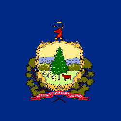 Carré du drapeau du Vermont
