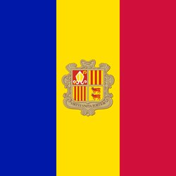Carré du drapeau d’Andorre