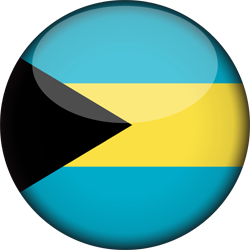 3D rond du drapeau des Bahamas