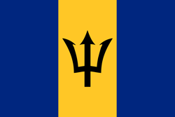 Original du drapeau de la Barbade