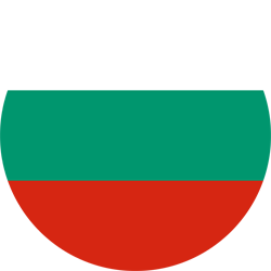 Rond du drapeau de la Bulgarie