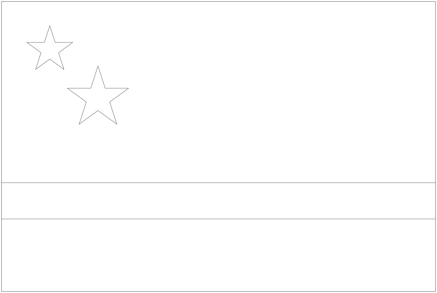 A4 du drapeau de Curaçao
