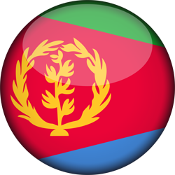 3D rond du drapeau d’Érythrée