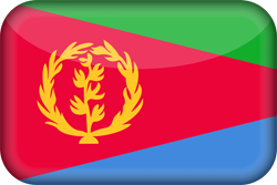 3D du drapeau d’Érythrée