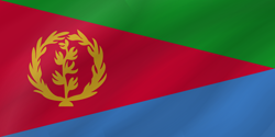 Ondulé du drapeau d’Érythrée