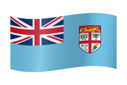 Flottant du drapeau des Fidji
