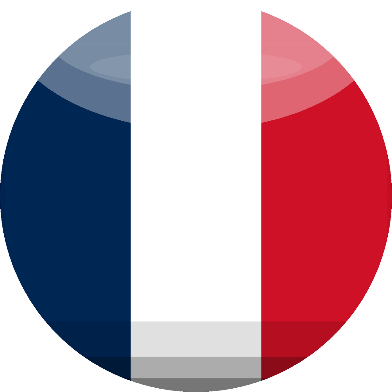 3D rond du drapeau de la France