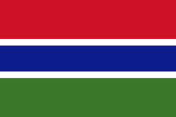 Original du drapeau de la Gambie