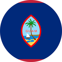 Rond du drapeau de Guam