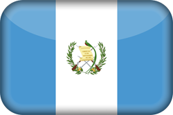 3D du drapeau du Guatemala