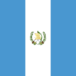 Carré du drapeau du Guatemala