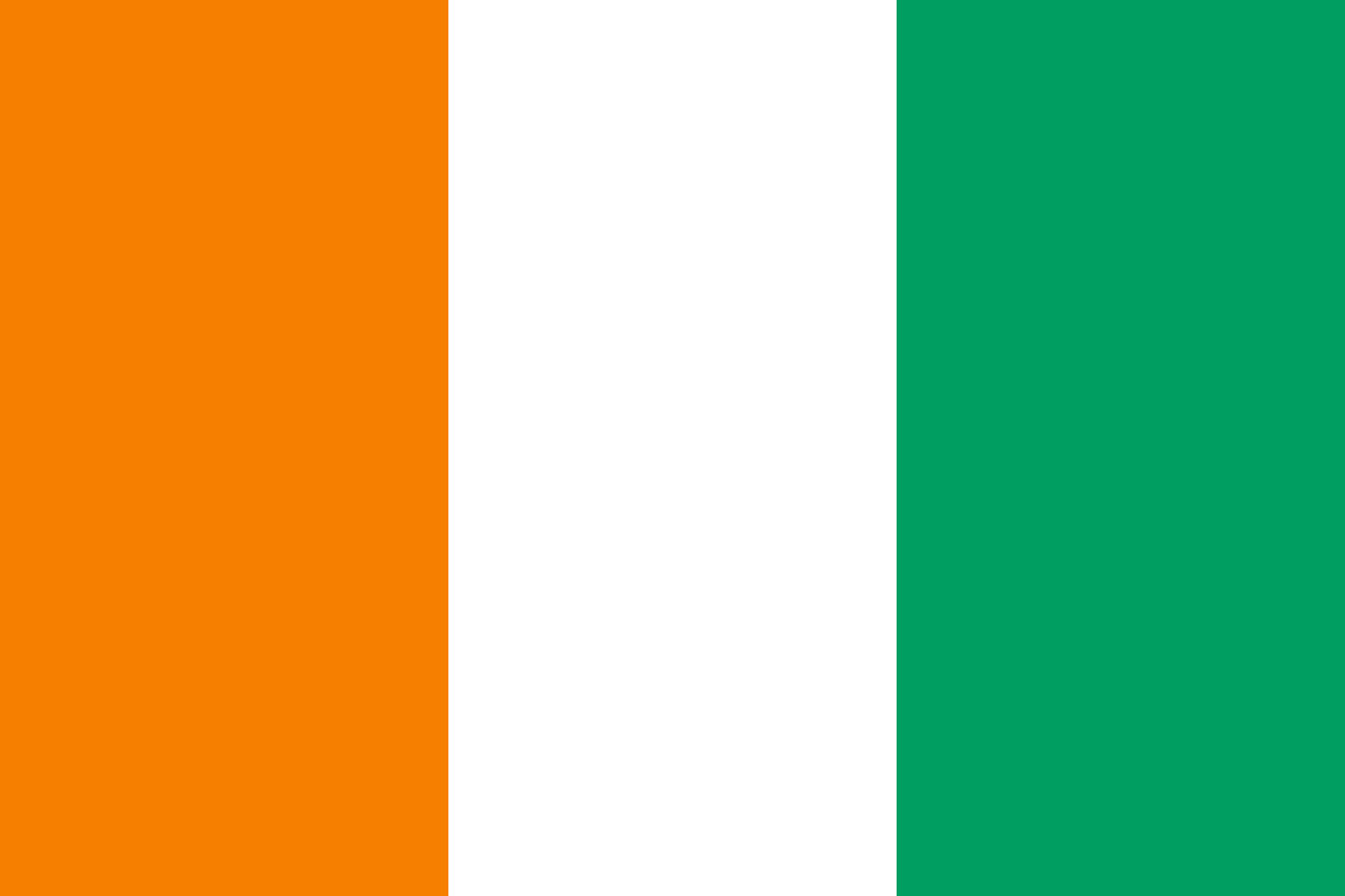 Drapeau actuel de la Côte d’Ivoire