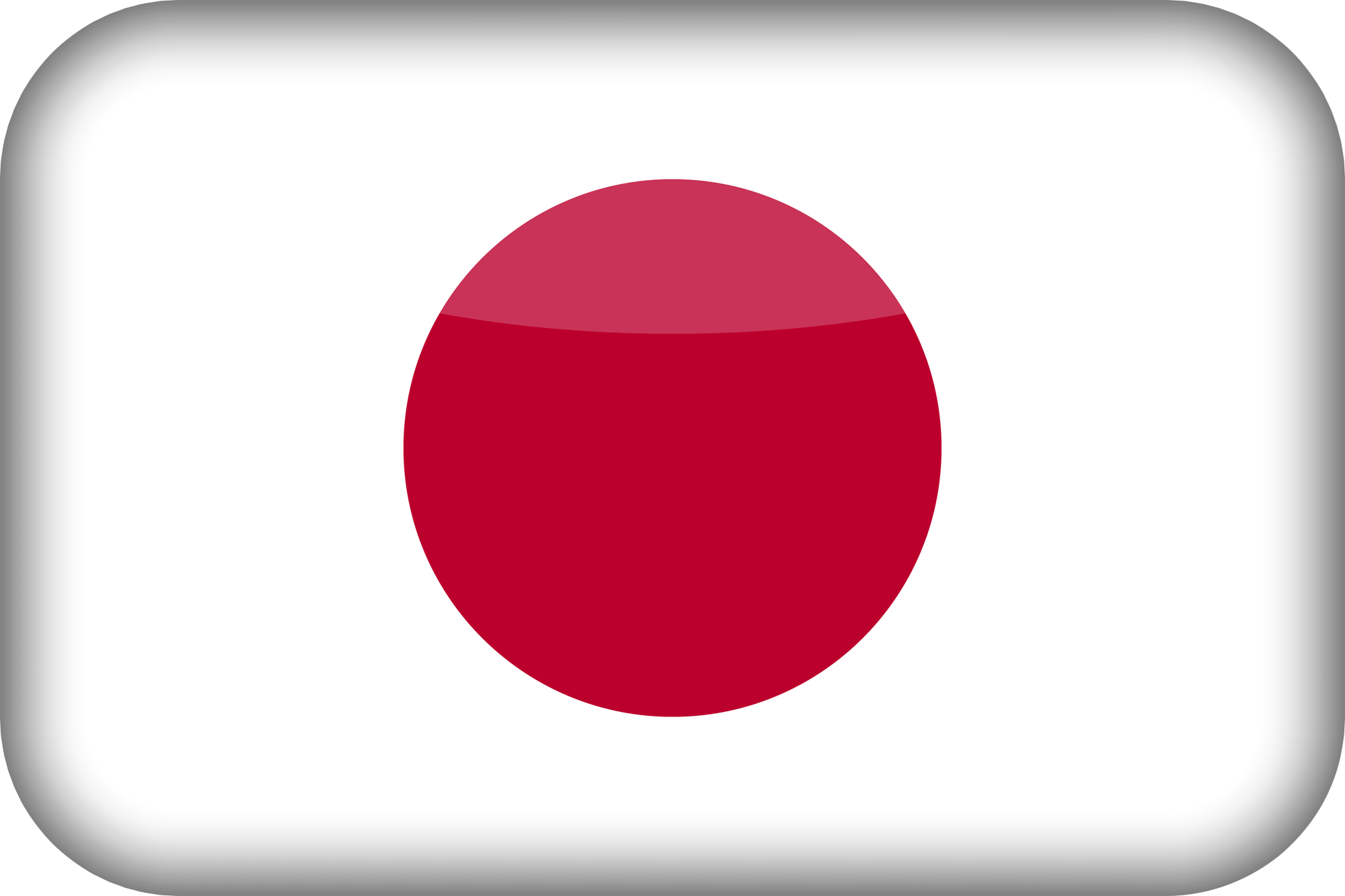 3D du drapeau du Japon