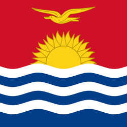 Carré du drapeau des Kiribati