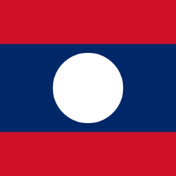 Carré du drapeau du Laos
