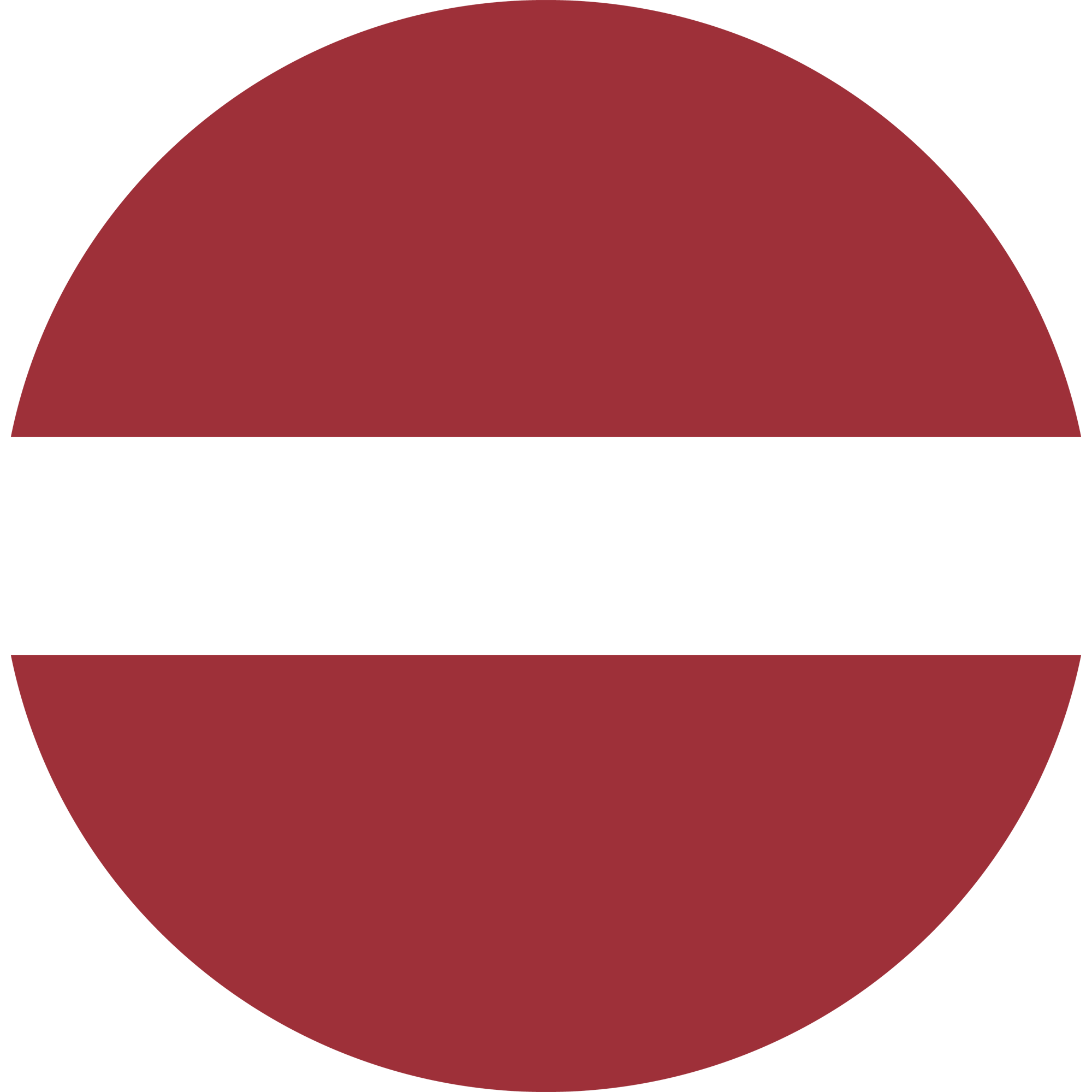 Rond du drapeau de la Lettonie