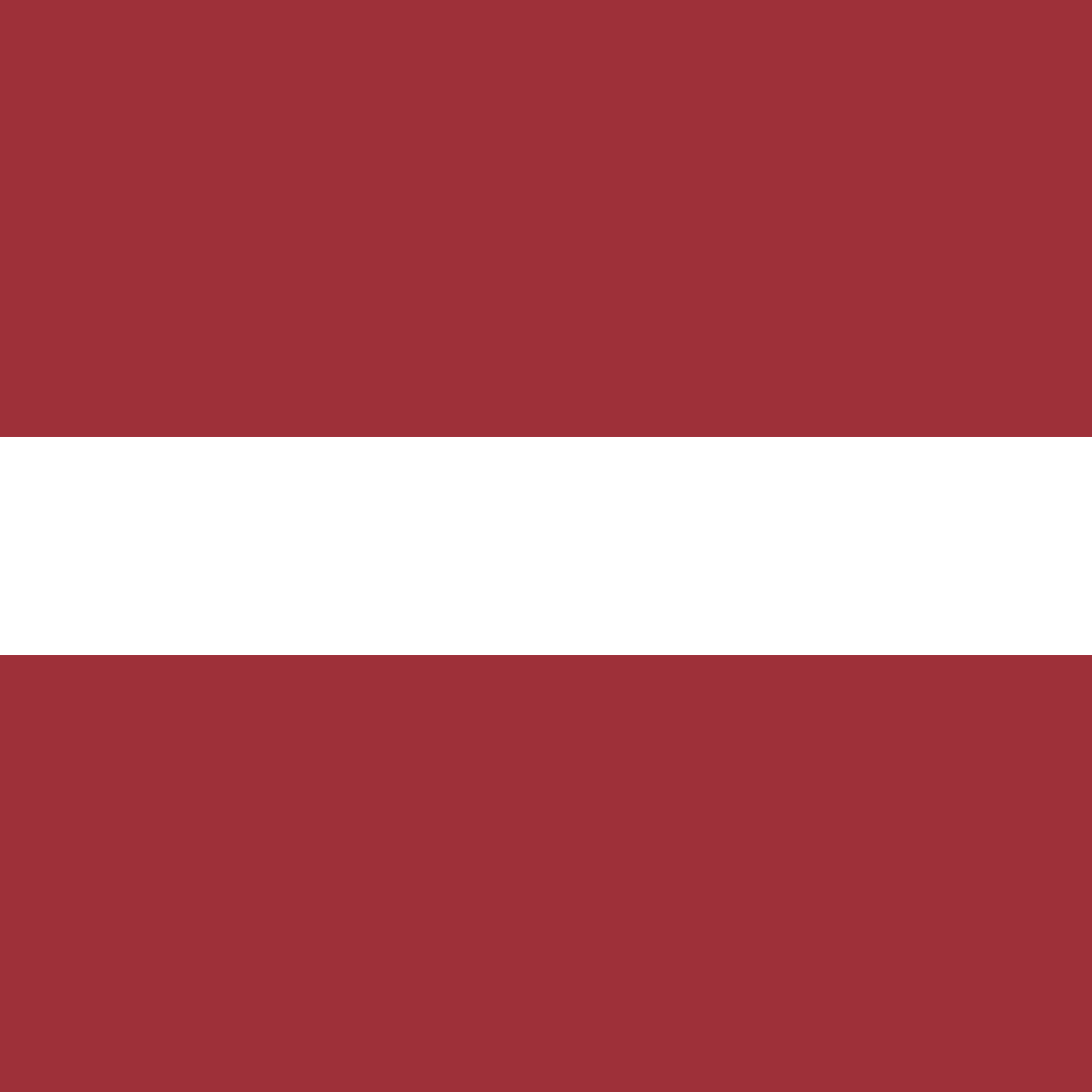 Carré du drapeau de la Lettonie