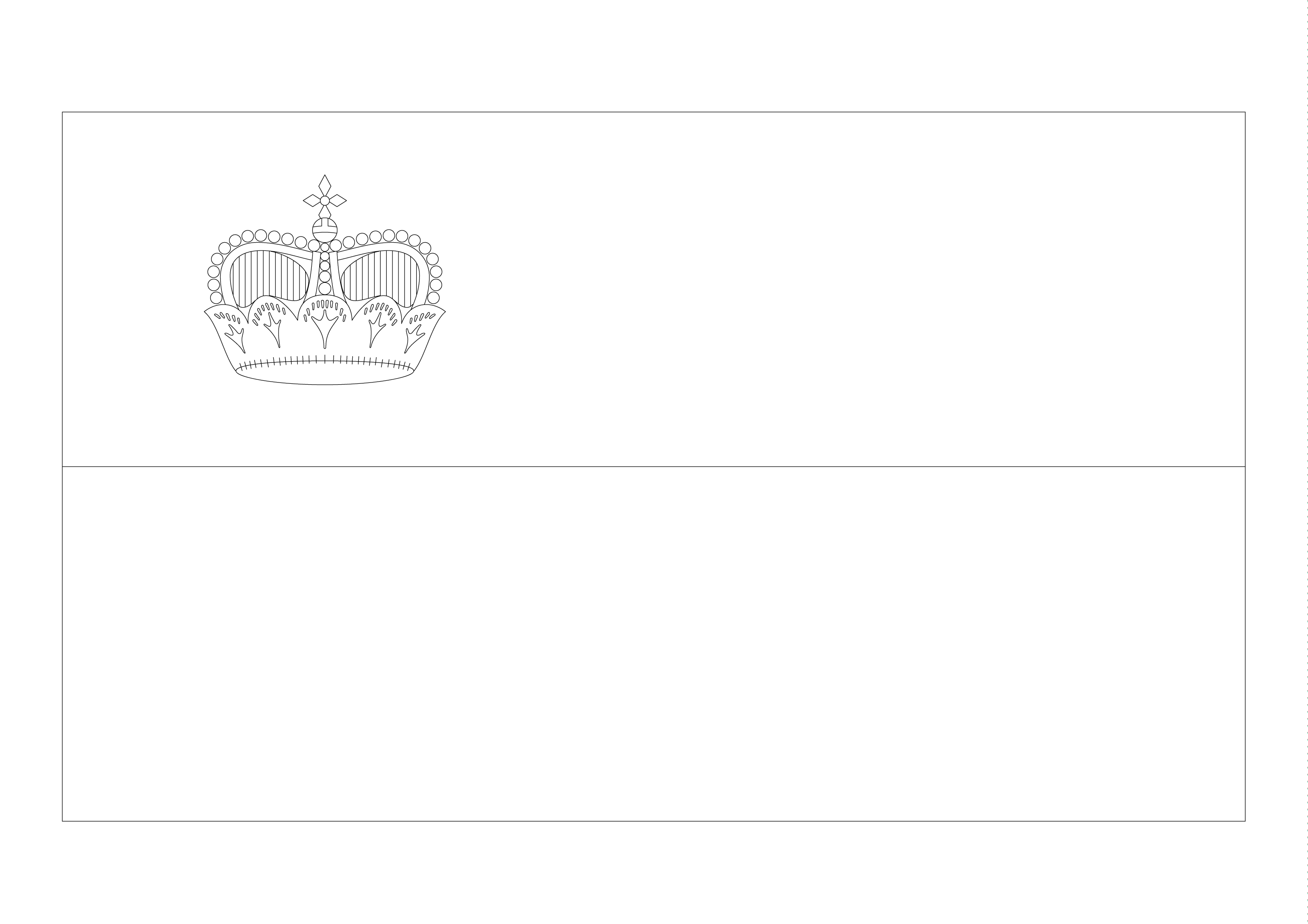 A3 du drapeau du Liechtenstein