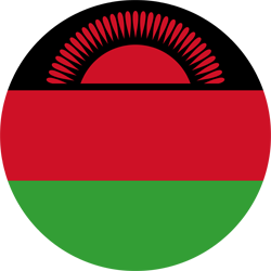 Rond du drapeau du Malawi