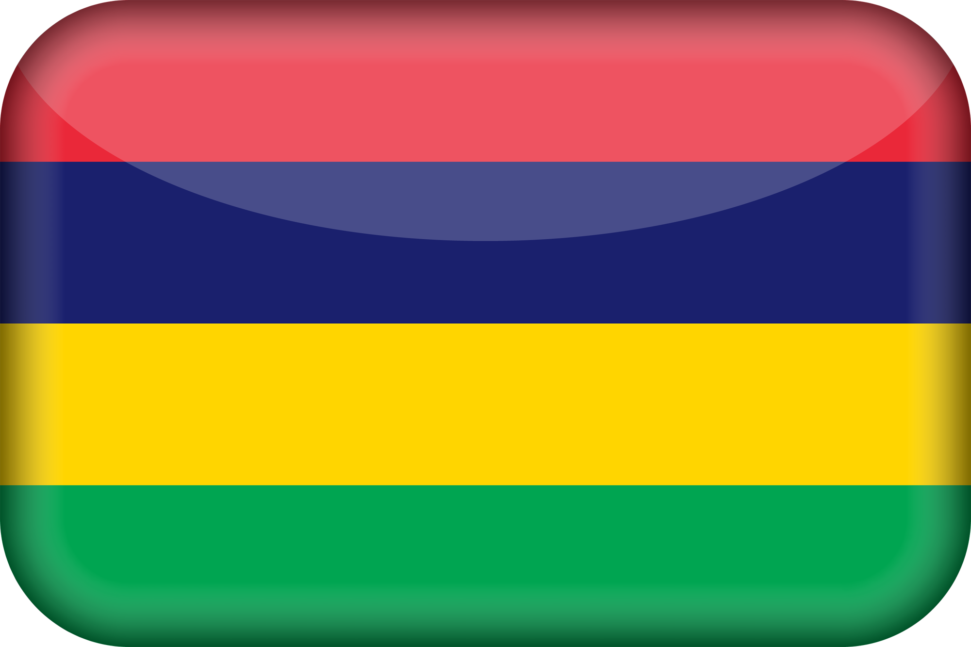 3D du drapeau de Maurice