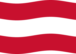 Ondulé du drapeau d’Autriche