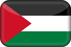 3D du drapeau des Territoires palestiniens
