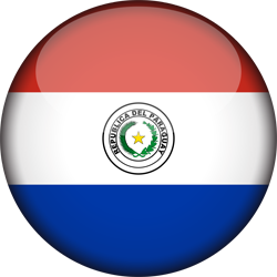 3D rond du drapeau du Paraguay