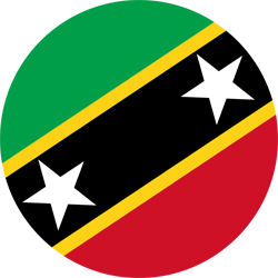 Rond du drapeau de Saint-Christophe-et-Niévès
