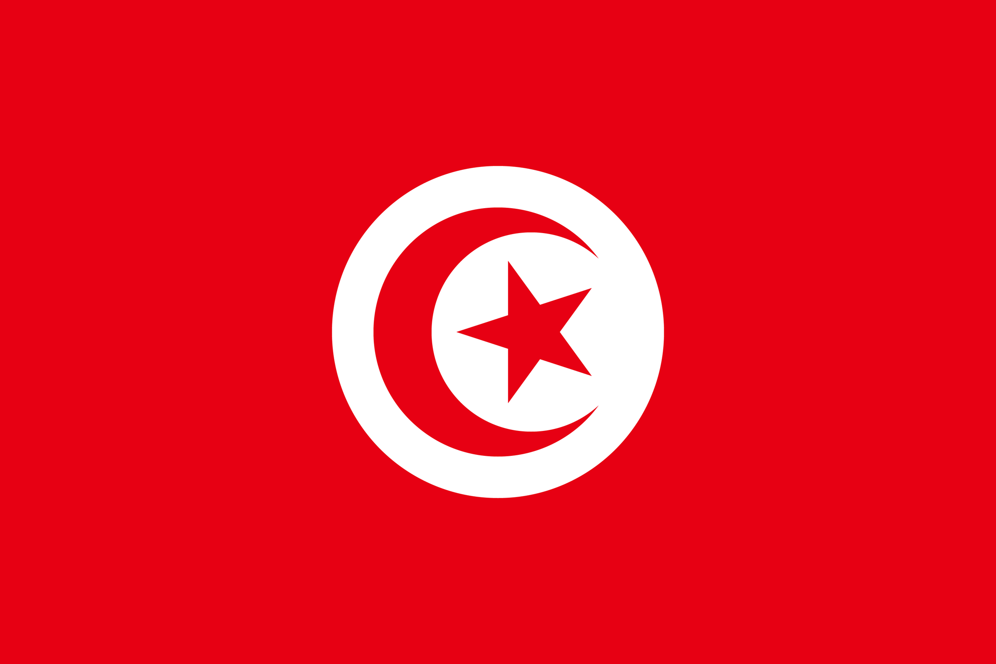 Original du drapeau de la Tunisie