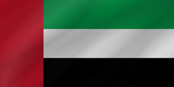 Ondulé du drapeau des Émirats arabes unis