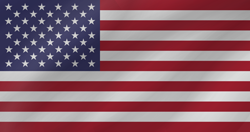Ondulé du drapeau des États-Unis